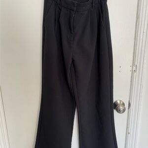 Women's Black Wide-Leg Pants
